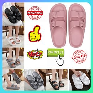 Livraison gratuite Casual Platform Slides Pantoufles Hommes Femme anti-dérapant résistant à l'usure Léger respirant Semelles souples basses sandales Plat Summer Beach Slipper