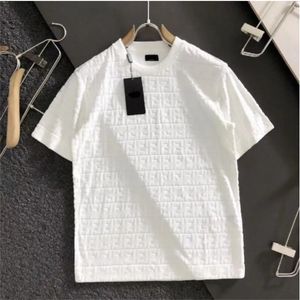 Casual Polo Mens Designer Shirt 3D Letter Jacquard Button t Shirts Men Women Business Tshirt Short à manches
