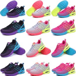 Casual hardloopschoenen Heren Trainers Dames Sport Sneakers Persoonlijkheid Zwart Paars Roze Rood Grijs roze maat 35-42