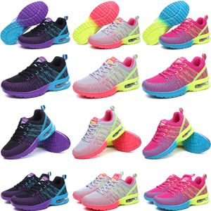 Chaussures de course décontractées hommes formateurs femmes sport baskets personnalité noir violet Rose rouge gris Rose taille 35-42 GAI