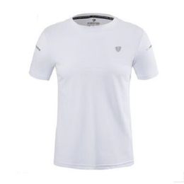 Casual Running T-shirt Mannen Gym T-shirt Ademend Polyester Droge Fit Sport Nieuwe Sneldrogende Basketbal Fitness Werk Kleding