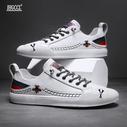 Set de casual pasos elásticos new one -foot pequeño luz blanca suave deportes sports cómodos diarios zapatos para hombres 83