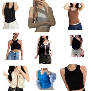 casual sexy streetwear tanktop vrouwen letterprint zomer mouwloos trui vest designer tanktop loewe top