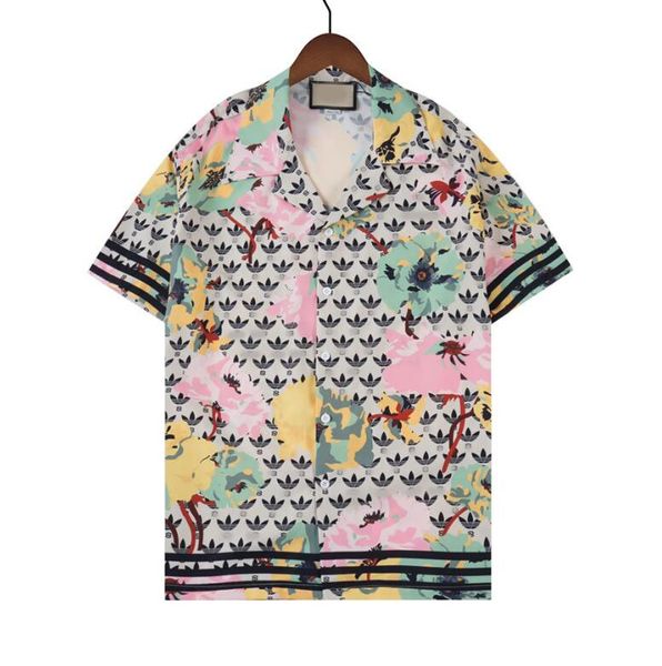 Chemise décontractée Palm fashion shirt T-shirt designer manches courtes lettered.#197