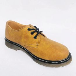 Casual schoenen 1461 Laag topleer voor dames klassieke Britse korte laarzen lente herfst ronde kopparen bruine mode