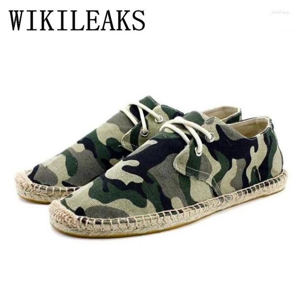 Zapatos informales 2024 Autumn Men transpirable Camuflaje de lienzo