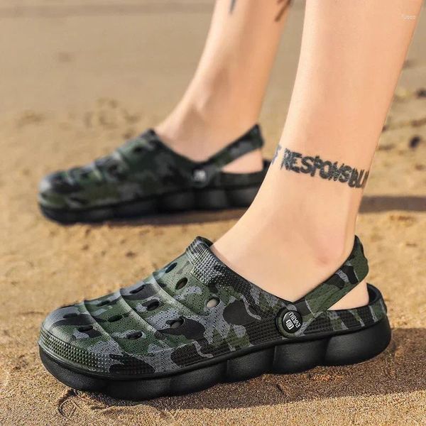 Zapatos informales 2024 Sandalias de playa Men Moda Fashion Fishing Eva Garden Garden Sandals Sports Sports Sporters Zapatos Hombre Tamaño 45