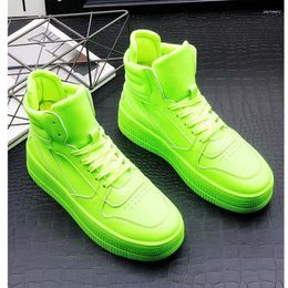 Zapatos casuales 2024 diseñador de marca cómoda fluorescente verde blanco botas cortas de zapatillas de lujo