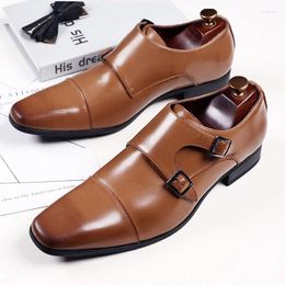 Casual schoenen 2024 Classic Business Flat Men Designer Formele kleding Lederen heren Loafers Kerstfeestje