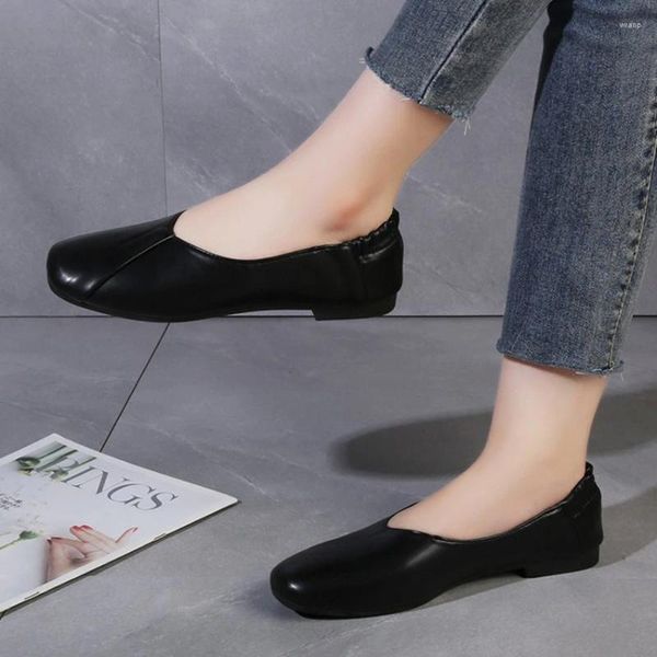 Zapatos informales 2024 Fashion Comfort Mujeres de alta calidad Flat Flat Toble Store Damas Dames Elegant 40