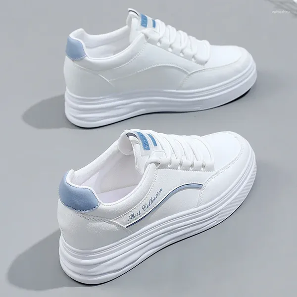 Zapatos informales 2024 Damas White White Autumn Outumn Coreano Versión Corea