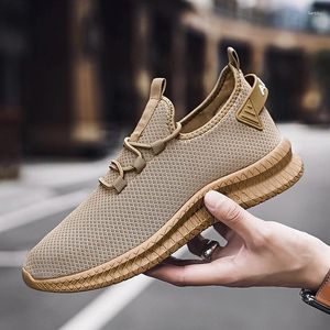 Zapatos casuales 2024 de talla grande para hombre de malla ligera cómodos para correr a la moda y transpirables al aire libre Athleisure de moda