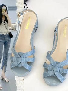 Zapatos informales 2024 SUMPERA SANTALES DE PESCO DE PESCO EDICIÓN COREANA MUJER