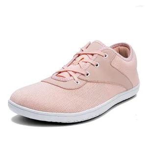 Zapatos casuales 2024 pisos anchos descalzos para mujeres al aire libre minimalista dedo del pie caminando ejercicio de carrera