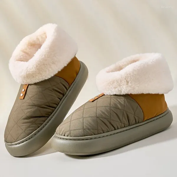 Chaussures décontractées 2024 Bottes de neige moelleuses hiver