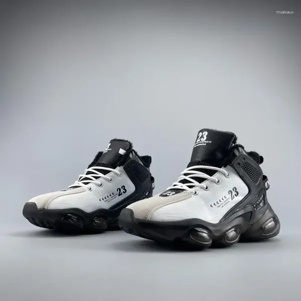 Chaussures décontractées 2024 Winter Plus Size Wardshoes for Men Lacet-Up Men's Vulcanize Mesh Sport Man's Sneakers Outdoor Plateforme