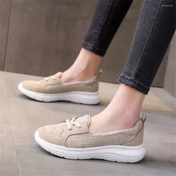 Chaussures décontractées 35-40 Taille 38 Femmes Vulcanize Sneakers mari Boot blanc pour femmes Sports Teni Nom de marque Trnis Tenia Lofer