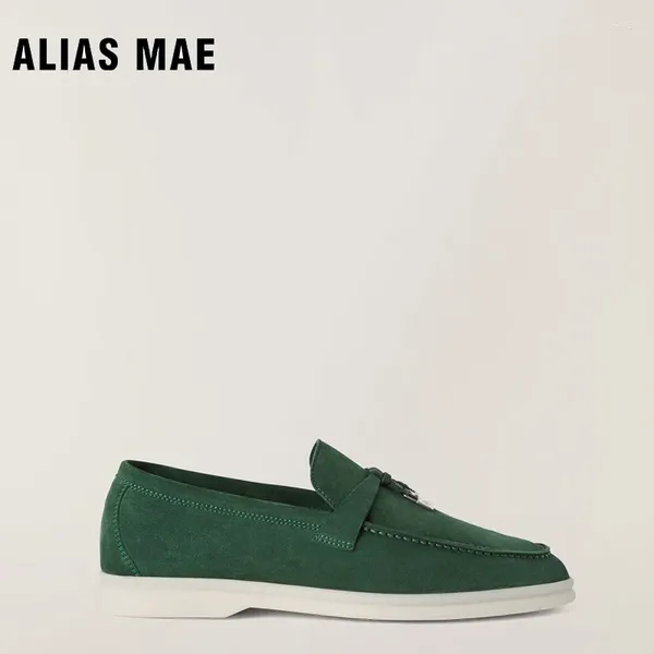 Zapatos casuales ALIAS MAE de alta calidad 2024 clásico otoño paseo al aire libre mocasines de cuero de gamuza moda mujer marca LP zapatillas de deporte