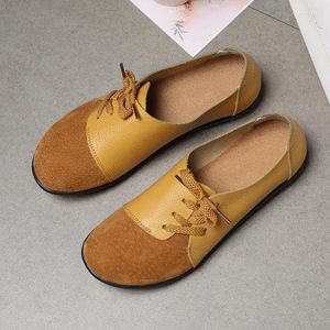 Chaussures décontractées assorties avec tout pour femmes, basses simples, confortables, respirantes, pour étudiantes, Version coréenne de la tendance Lace Bean