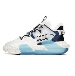 Chaussures décontractées Anta X Yibo "Lake Stream Blue" Badao 3.0 Chaussure de mode de créateur de sport pour hommes