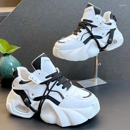 Zapatos casuales Llegados de llegada de la moda Papá Papá Primavera Autumn Luxury Designer Juvenil Tending Corea Corea gruesa Bottom Sneakers