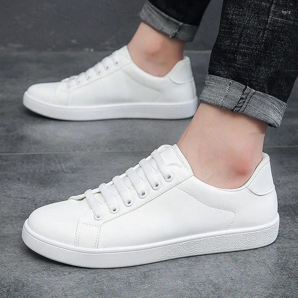 Zapatos casuales Llegada primavera otoño macho encaje causal hombre skate blanco para niños zapatillas de moda