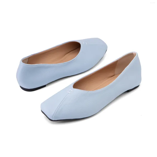 Chaussures décontractées Arrivée en gros Womens Flats Slake-Toe Slip-on grande taille 33-52 ballets danser la soirée de soirée en soirée