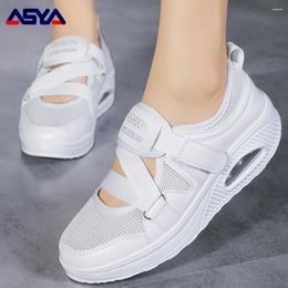 Chaussures décontractées asyapoy femmes baskets printemps été pour les talons bas vulcanize zapatillas mujer femelle blanche de luxe