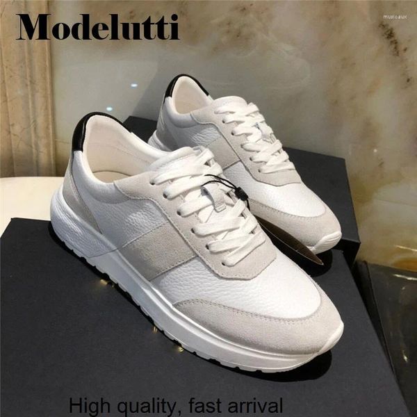 Chaussures décontractées automne 2024 Plateforme de mode printemps coulant confortable épaisse tout match sneakers simples femmes