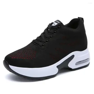 Chaussures décontractées automne-spring taille 41 womans white dames baskets noirs avec rose doré sport plat twnis street