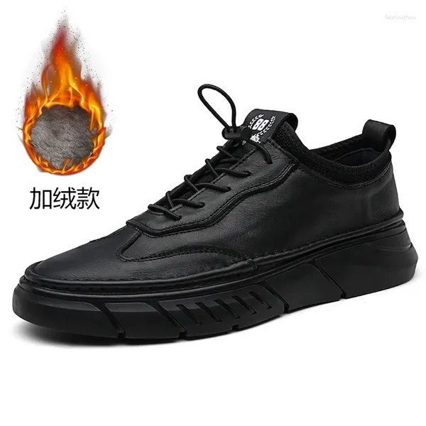 Chaussures décontractées grande taille 38-46 Style hommes mode concis skateboard bande élastique baskets confortable marche