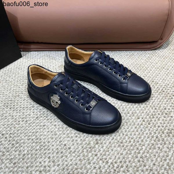 Chaussures décontractées BILLIONAIRE OECHSLI Hommes Chaussures Denim 2024 Nouvelles Chaussures De Sport Mode Haute Qualité En Plein Air Gentleman Européen Grandes Tailles 39-45 Q240320