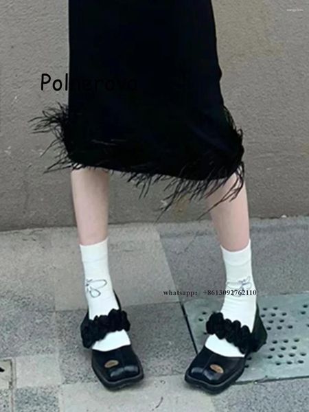 Chaussures décontractées Peep Toe Sandales Un mot ceinture de bande élastique pour femmes talons talons d'été de la mode solide et solidaires