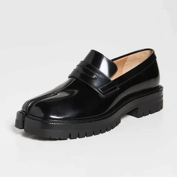 Zapatos informales Black Signature Split Toe Vamp Strap Hoquy Hoquy For Women