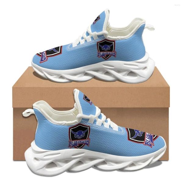 Chaussures décontractées Blue Médaille Modèles Mesdames Automne Winter Wester-Resistant Plateforme Lace Up Comfort Fashion Basketball Sneakers personnalisés Image personnalisée