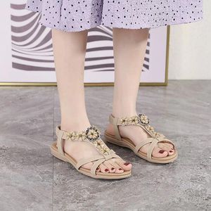 Casual schoenen Boheemse Romeinse dames flip flops anti-slip tang sandalen strass slippen slippers zomer vrouwelijke buitenstrand flipflop