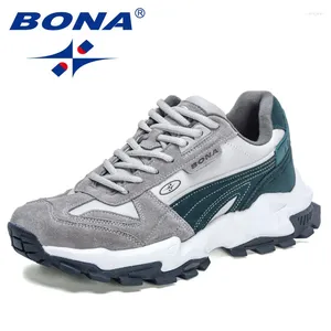 Chaussures décontractées Bona 2024 Designers Athletic Athlemable Footwear Running Men Men Sneakers confortable Man Zapatillas Walking Jogging Shoe