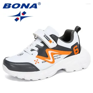 Chaussures décontractées BONA 2024 Designers Trendy Enfants Enfants Baskets Enfant Courir Marche Tennis Chaussures Garçons Filles Sport