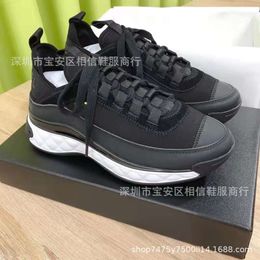 Chaussures décontractées bottes xiaoxiangfeng panda coloré papa sportif pour femmes coussin à air vache petit blanc épaisse semelle augmenter la hauteur de loisirs