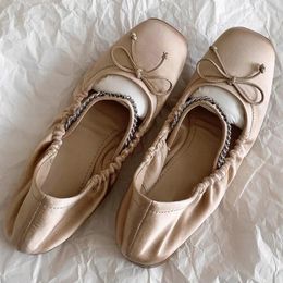 Casual schoenen merkontwerp ballet flats elegant Mary Janes gezellige metalen decor rond teen vrouwen lage hakken plat chaussures femme