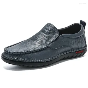 Chaussures décontractées Brand Men de mode Locs en cuir Mocasins adultes de haute qualité conduisant les chaussures masculines