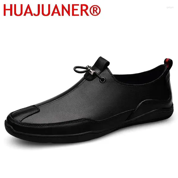 Zapatos casuales de la marca Hombres de cuero genuino de la marca Hombres para hombres