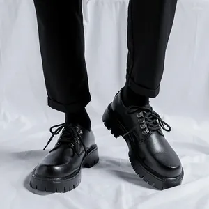 Casual schoenenmerk Oxford Leather Men Formele zwarte jurk Mens Fashion Party voor 2024 Zapatos de Vestir Los Hombres