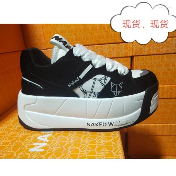 Zapatos casuales Compre la marca europea American 's grue grueso Sole desnudo Snopatch Snatch Black White Low Top Sneakers Designer