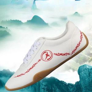 Chaussures décontractées toile couple Tai Chi Martial Art Shoe Sneakers Soft Non Slip Free Free Flexible Sole Men Femmes
