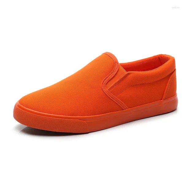 Chaussures décontractées Toile Conduite Hommes Vert Noir Jaune Blanc Vulcanisé Paresseux Hommes Designer Baskets Mode Mocassins