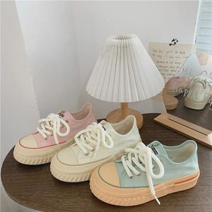 Casual schoenen canvas damesontwerper low top sneakers brede teen veter trainers meisjes roodblauwe tenalisle plimsolls