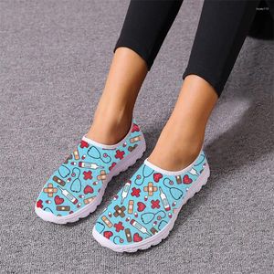 Casual schoenen Cartoon gereedschap afdrukken vrouw lente herfst wandel sneakers slijtvaste mode jogging aangepaste afbeelding