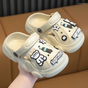 Casual schoenen klogs voor kinderen voor 3-10 jaar kinderen sandalen coole muilezels buitenkleding zomer gat jongens en meisjes slippers