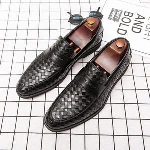 Chaussures décontractées Classic Footwear Footwear Men de cuir Business Moofers Softs Moccasins confort